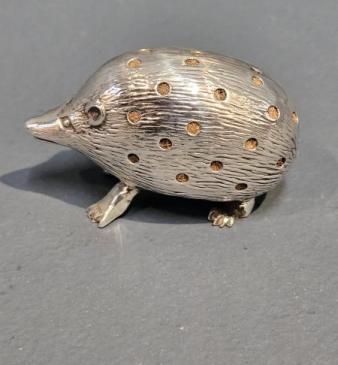 Edwardian Silver Hedgehog Pin Cushion