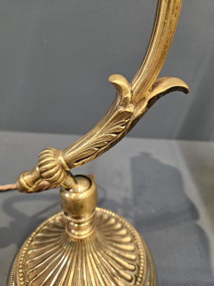 Edwardian Brass Desk Lamp - Image 6