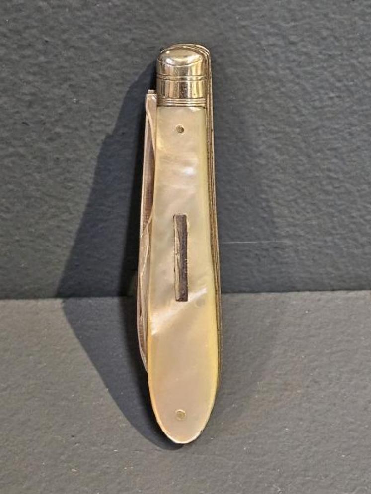 Edwardian Silver Pen Knife and Fork combination - Image 5