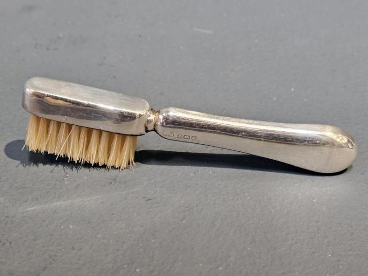 Silver Moustache Brush - Image 3