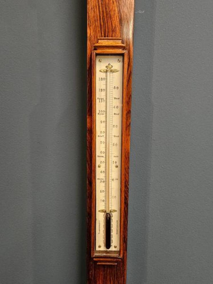  Victorian Rosewood Stick Barometer By Chadburns Sheffield - Image 3