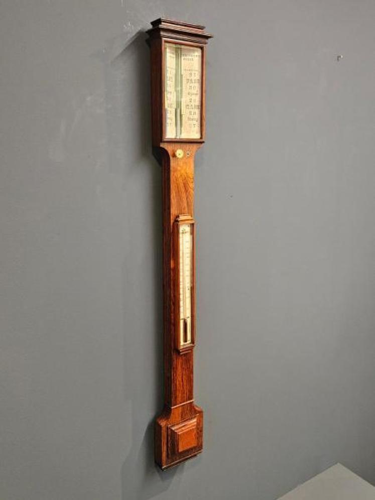  Victorian Rosewood Stick Barometer By Chadburns Sheffield - Image 4