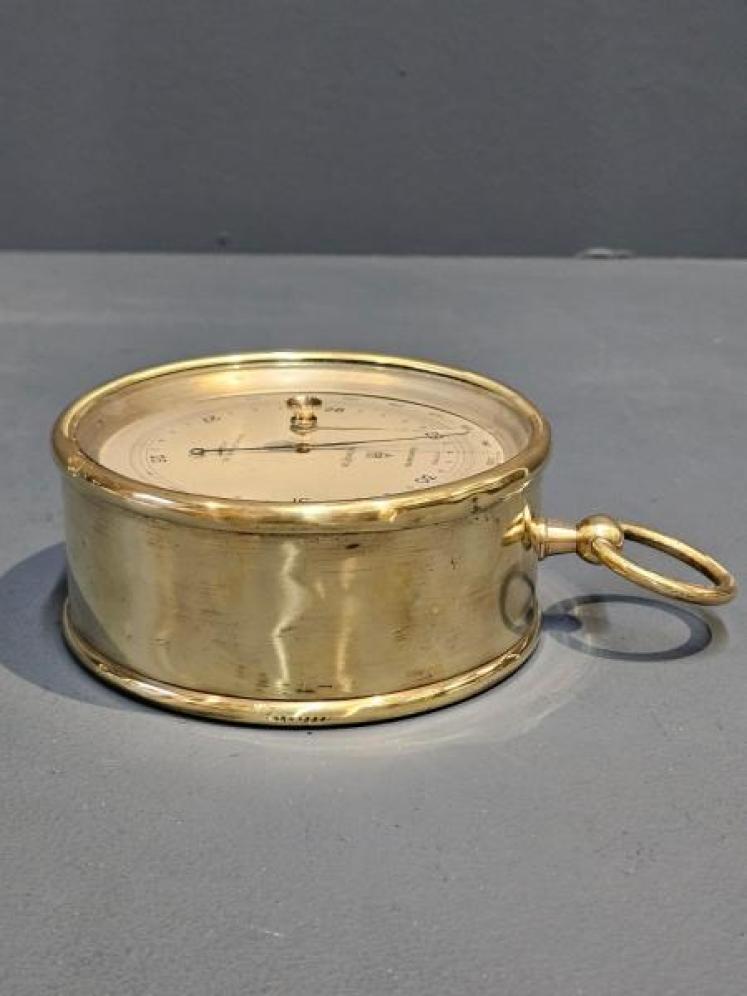 Edwardian Short & Mason Military Marine Barometer - Image 2