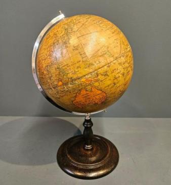Geographia 10" Paper Mache Globe
