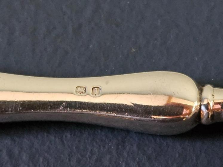 Edwardian Silver Moustache Brush - Image 4
