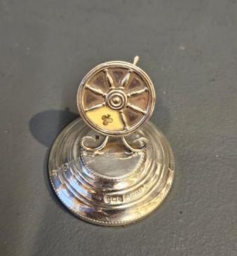 Edwardian Sampson Mordan Silver Whist Marker