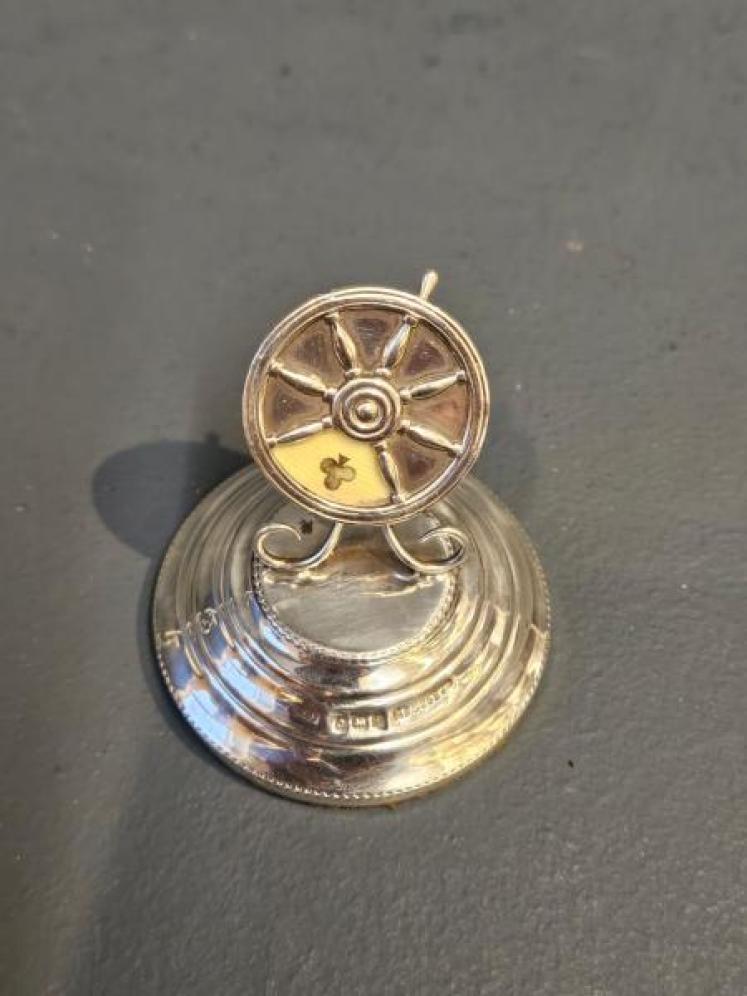 Edwardian Sampson Mordan Silver Whist Marker - Image 1