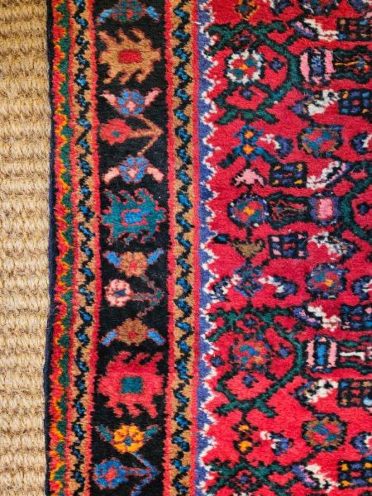 10' 6" Persian Pure Wool Runner Rug - Image 3