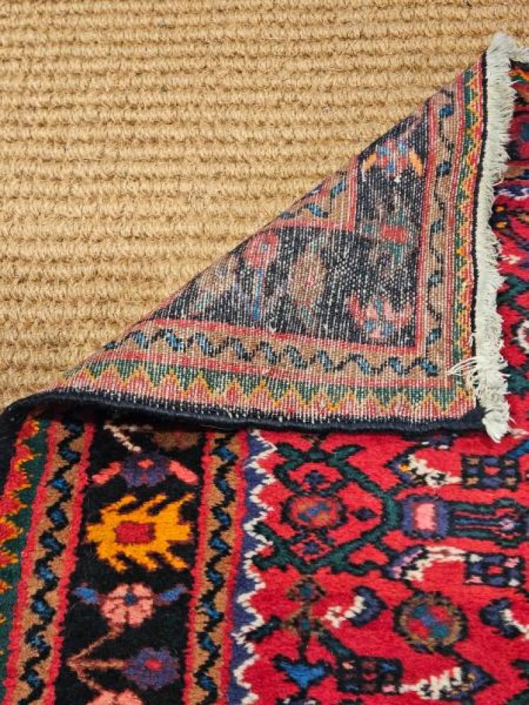 10' 6" Persian Pure Wool Runner Rug - Image 4