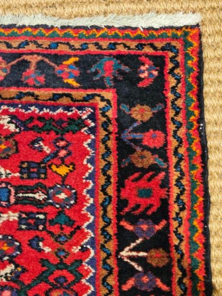 10' 6" Persian Pure Wool Runner Rug - Image 6