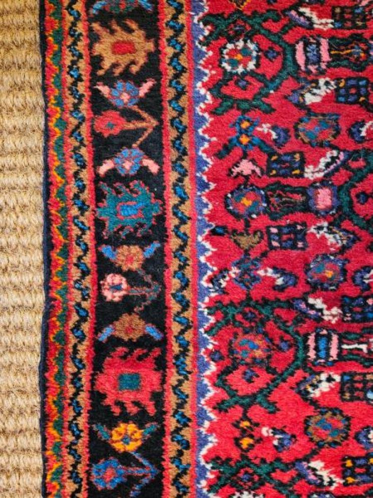 10' 6" Persian Pure Wool Runner Rug - Image 7