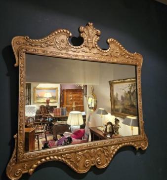 Victorian Timber Gilt Mirror 