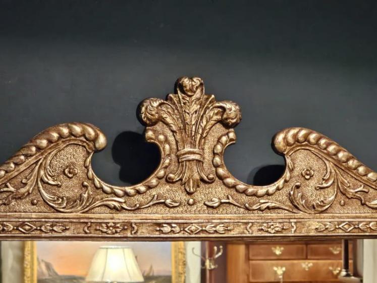 Victorian Timber Gilt Mirror  - Image 3