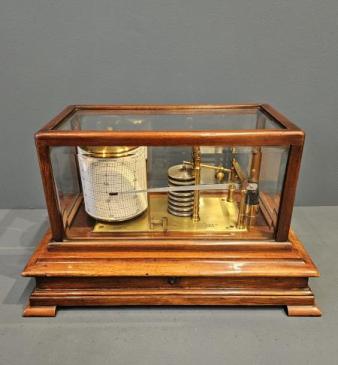 Edwardian Mahogany Barograph