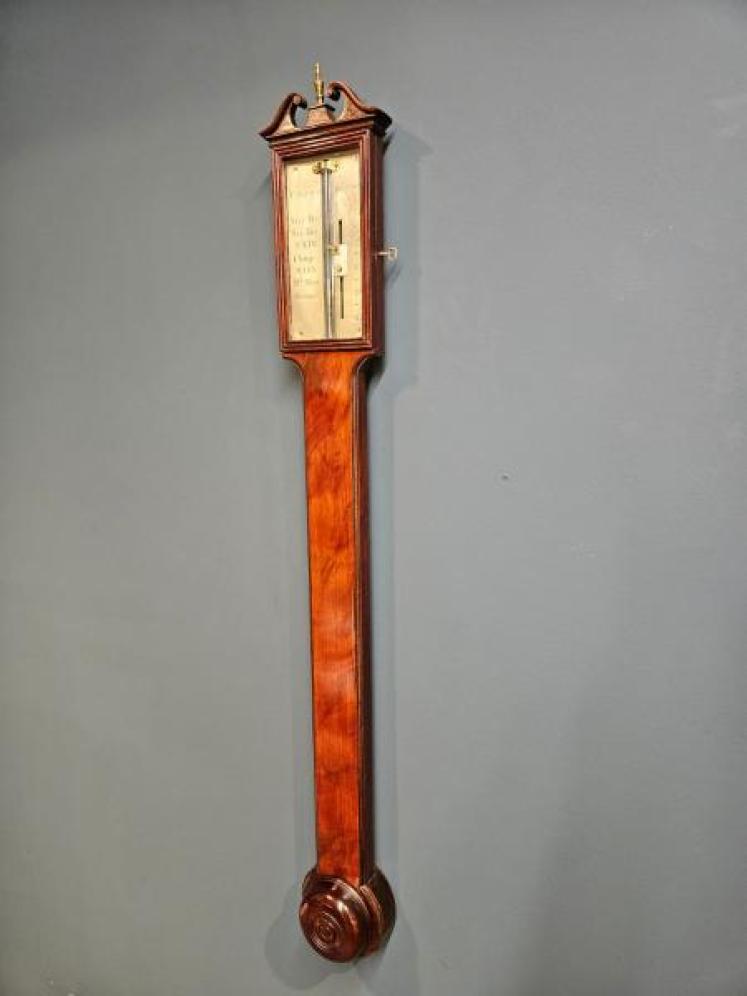 Fine Quality George III Stick Barometer by Blunt - Image 6