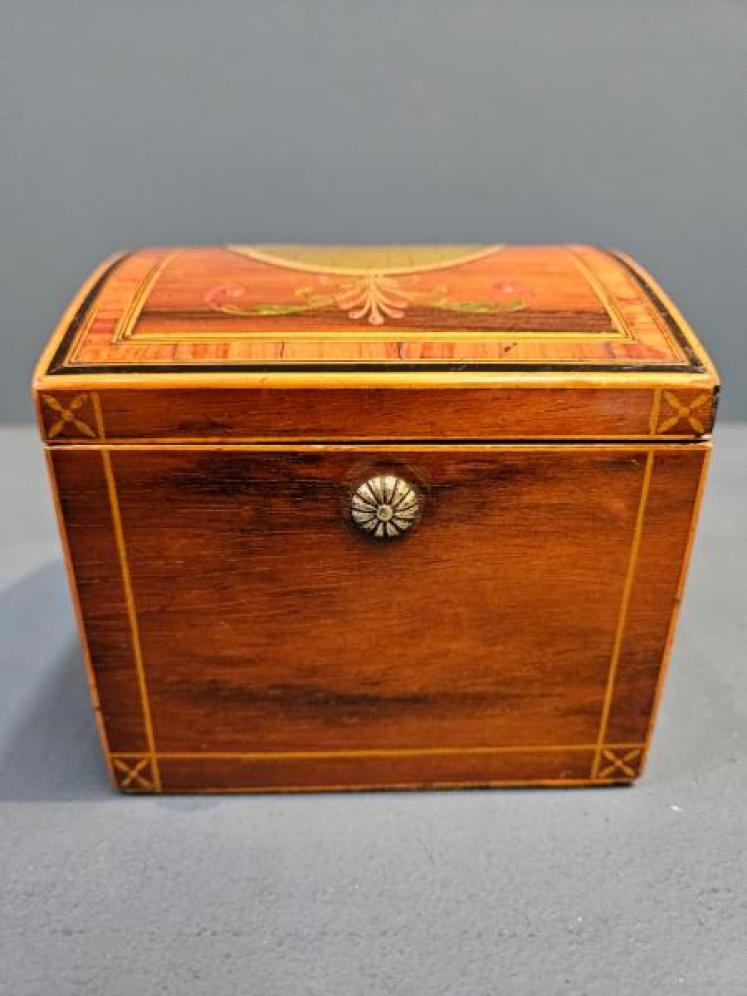 Regency Dome Top Painted Rosewood Box - Image 5