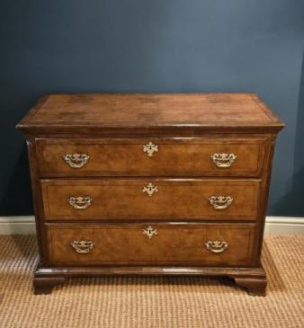 George III Walnut Chest of Drawers