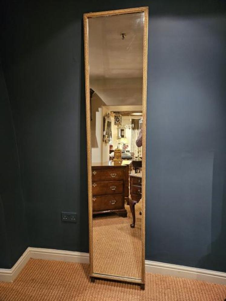 Superb Regency Timber Gilt 7' Tall Mirror - Image 1