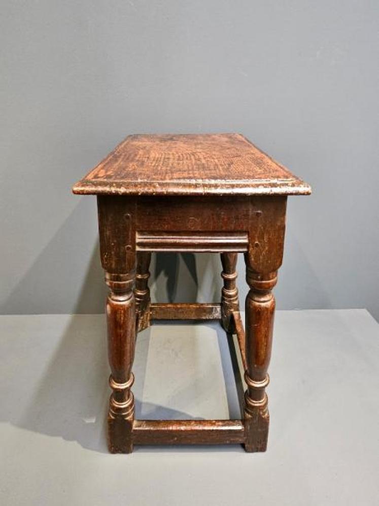 George III Oak Joint Stool  - Image 2