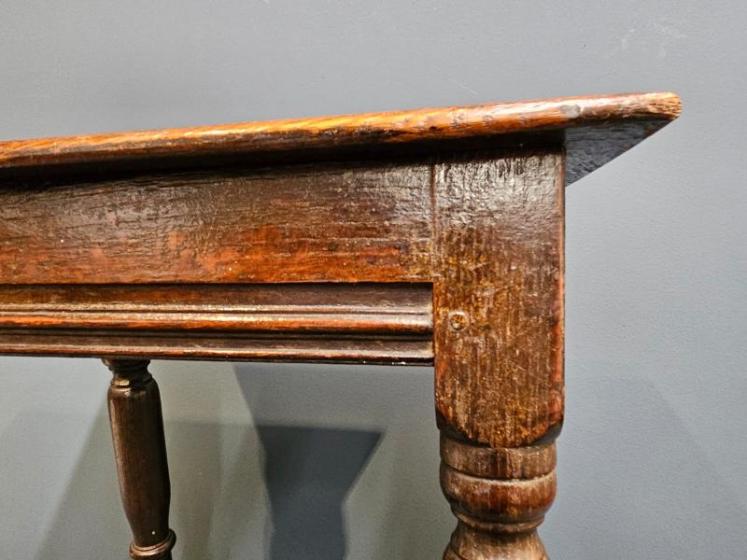 George III Oak Joint Stool  - Image 5