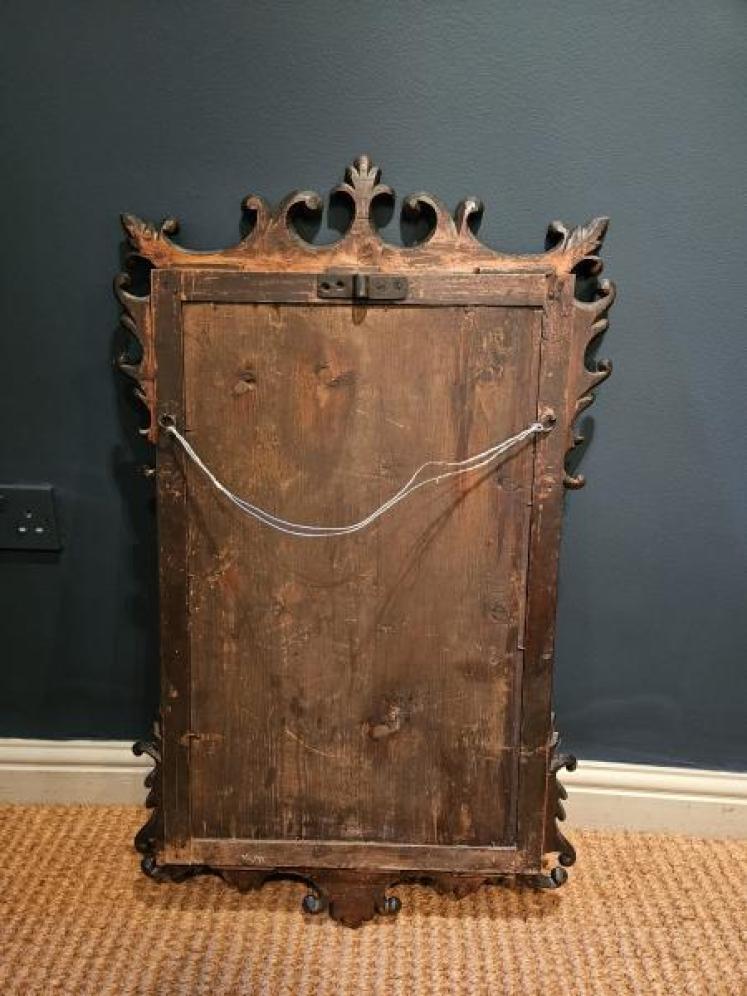 George III Mahogany Framed Mirror - Image 7