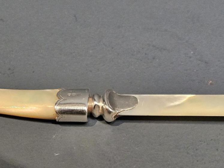 Mother of Pearl Silver Paper Knife  - Image 7