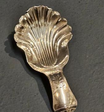 George III Silver Caddy Spoon