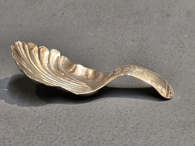 George III Silver Caddy Spoon - Image 3