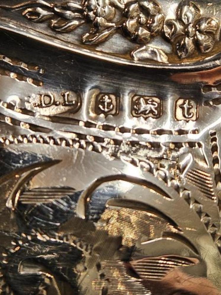 George V Engraved Silver Purse  - Image 5