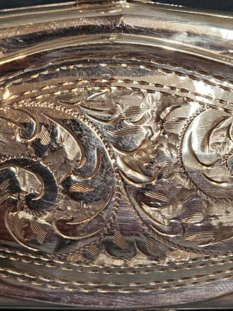 George V Engraved Silver Purse  - Image 6