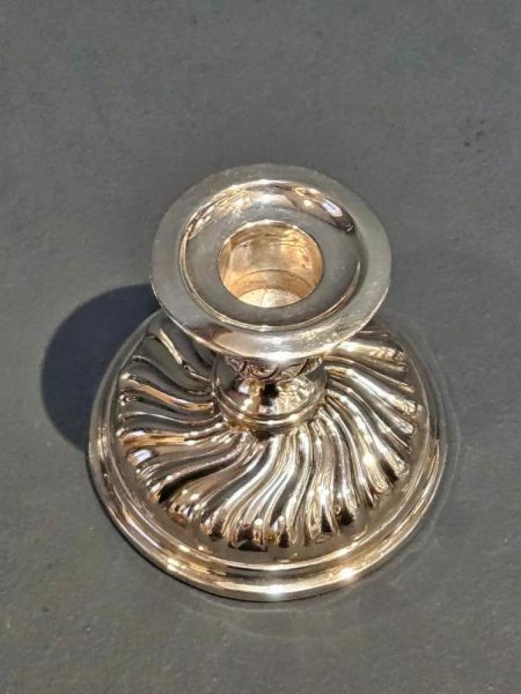 Pair Of Victorian London Silver Candlesticks  - Image 4