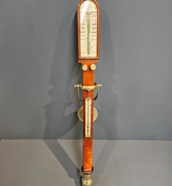 Victorian Rosewood Marine Stick Barometer 
