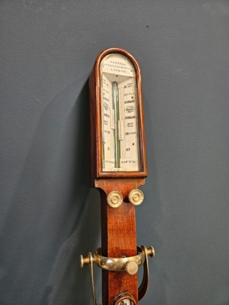 Victorian Rosewood Marine Stick Barometer  - Image 5