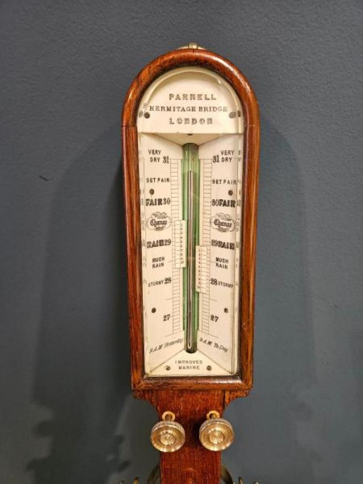 Victorian Rosewood Marine Stick Barometer  - Image 6