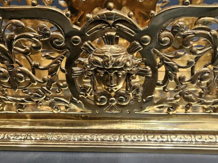 Top Quality Victorian Cast Brass Letter Rack - Image 7