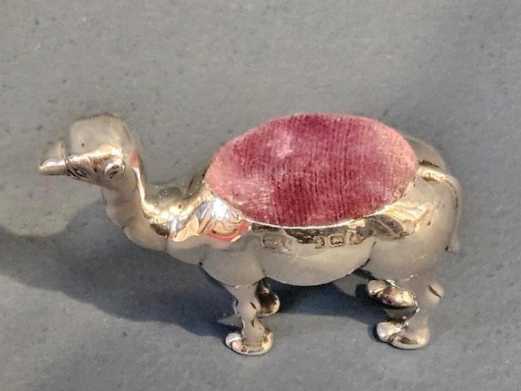 George V Silver Camel Pin Cushion - Image 7