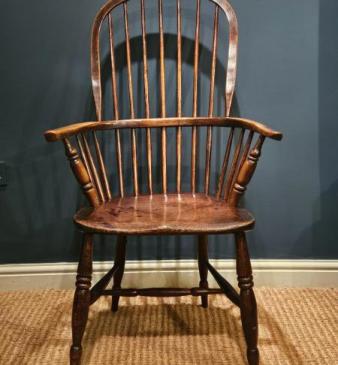 Georgian Ash and Elm Windsor Chair