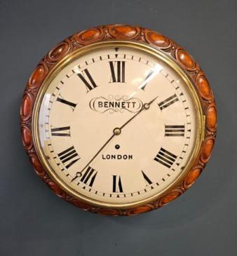 Early Victorian Single Fusee Dial Clock
