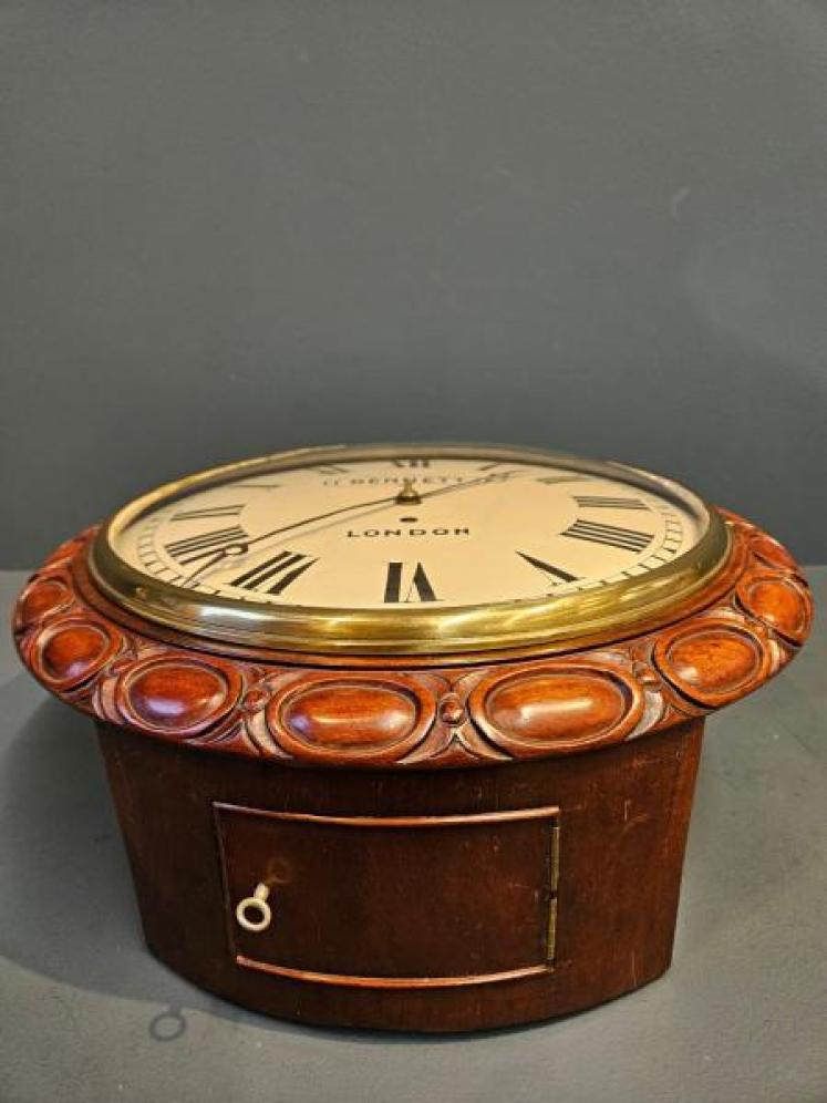 Early Victorian Single Fusee Dial Clock - Image 5