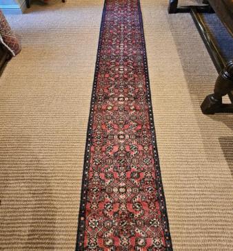 12' Persian Pure Wool Runner