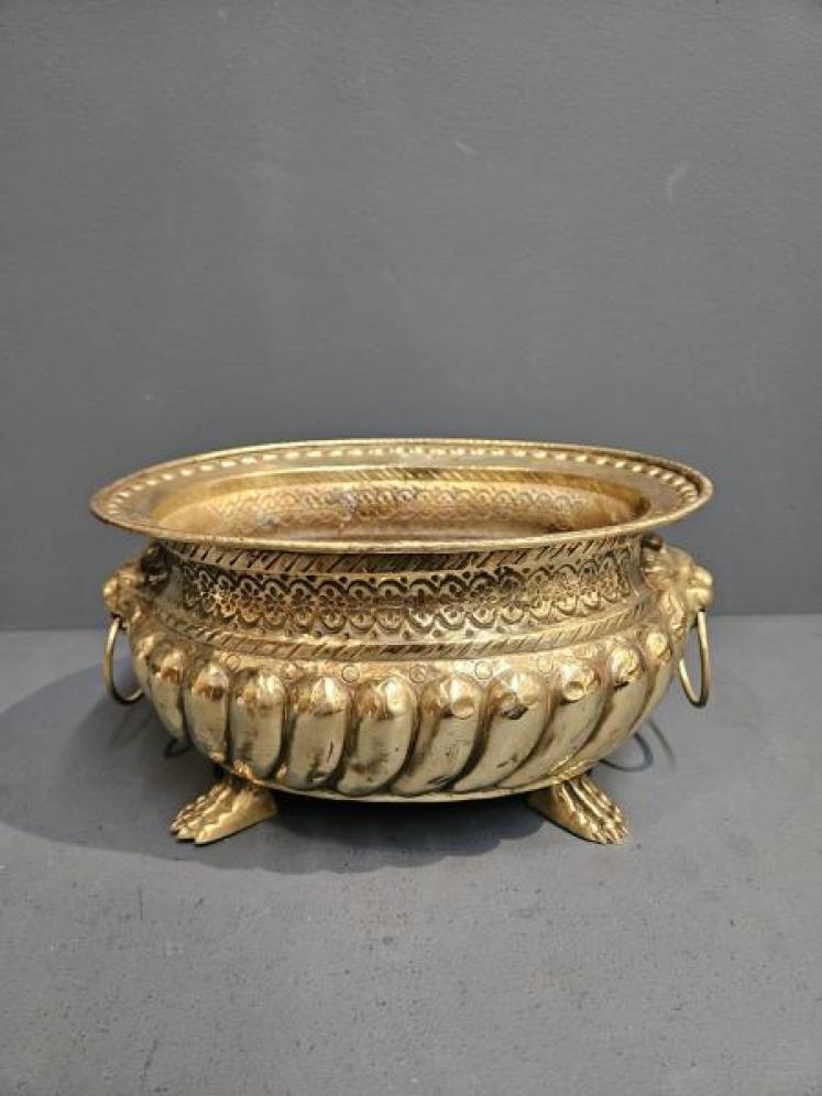Victorian Brass Planter - Image 1