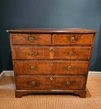 George I Walnut Chest 