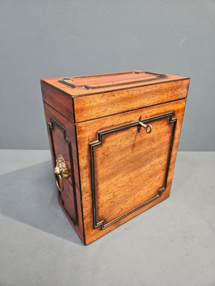 Georgian Mahogany Tantalus Box - Image 3