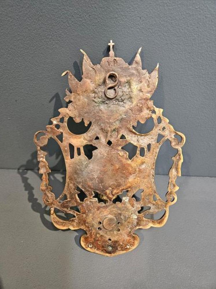 Victorian Brass Wall Sconce - Image 2