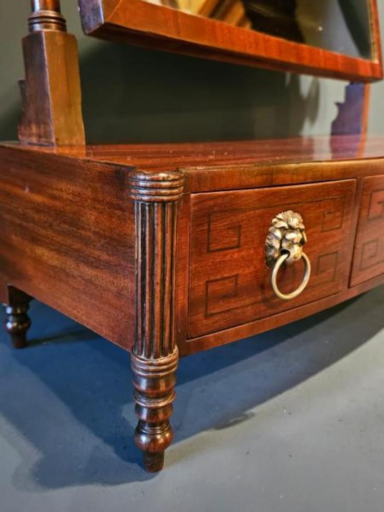 Regency Mahogany Toilet Mirror  - Image 2