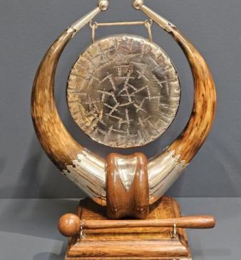 Victorian Oak Dinner Gong