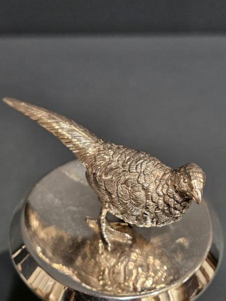 Silver Pheasant Bottle Stopper - Image 5