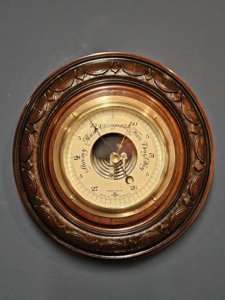 Victorian Skeletonised Aneroid Barometer - Image 1