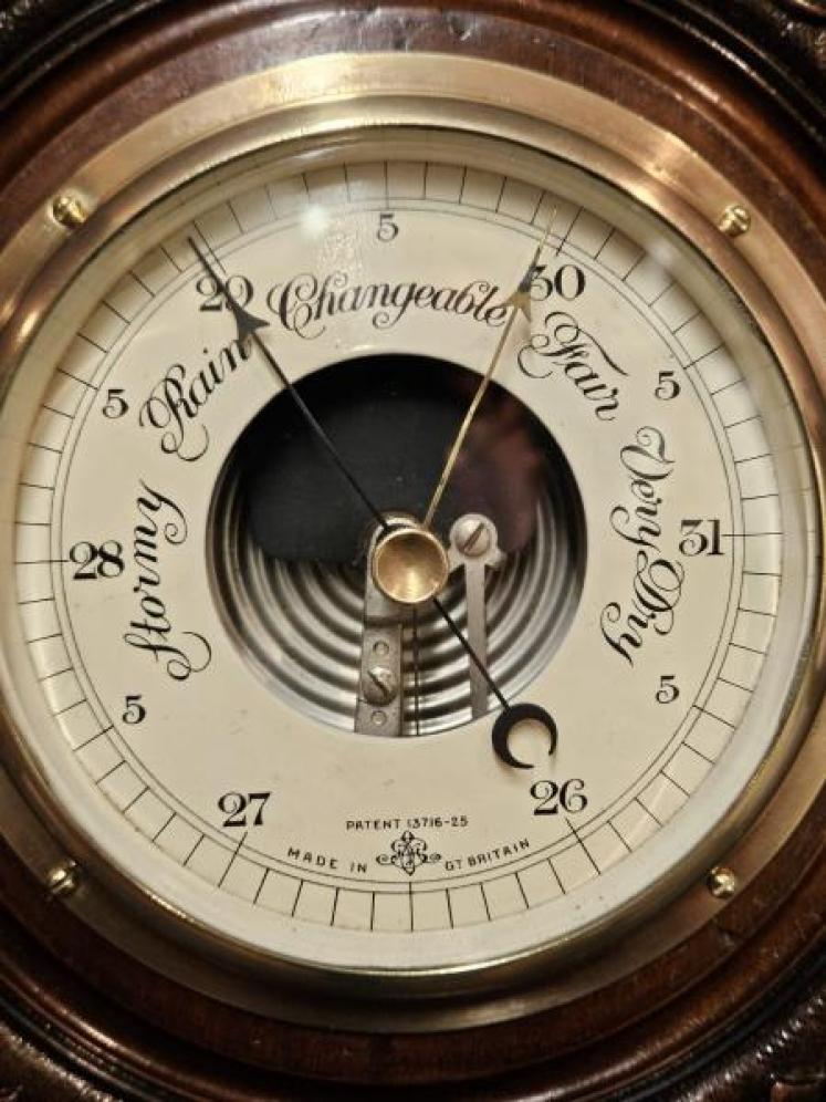 Victorian Skeletonised Aneroid Barometer - Image 3