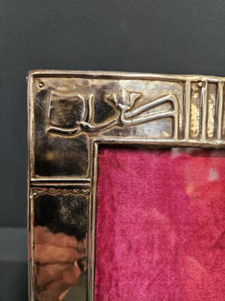 Outstanding Arts and Crafts Silver Photo Frame - Image 6
